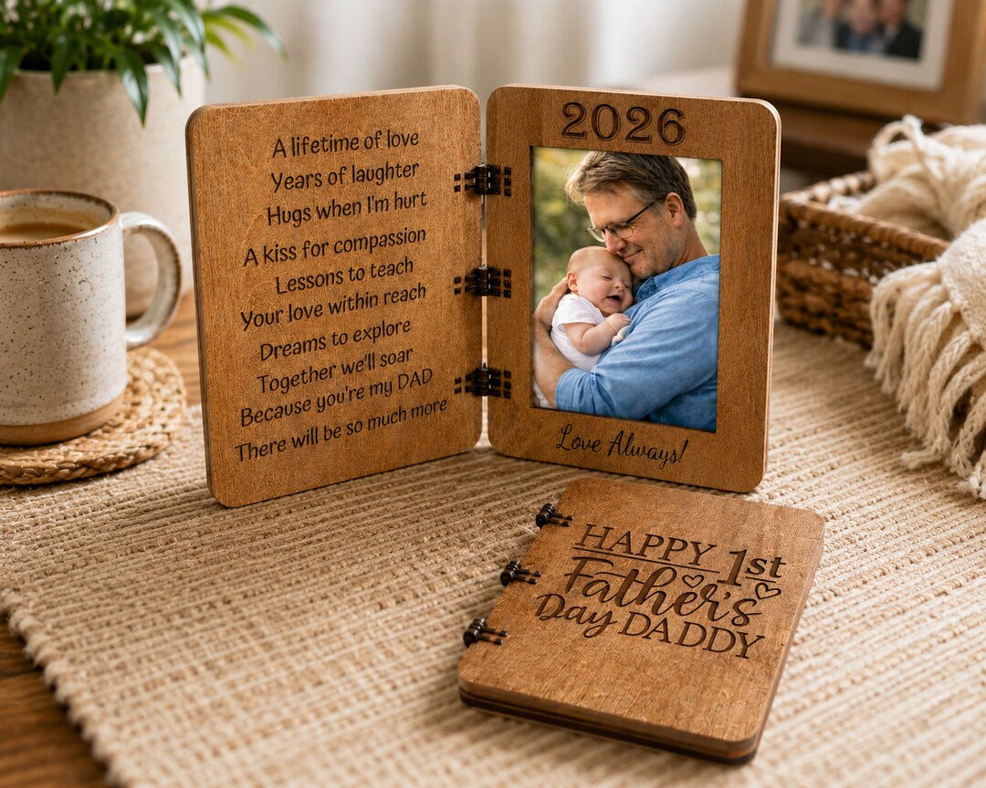 Mother's Day and Father's Day Wood Greeting Card Picture Frames Mother's Day and Father's Day Wood Greeting Card Picture Frames